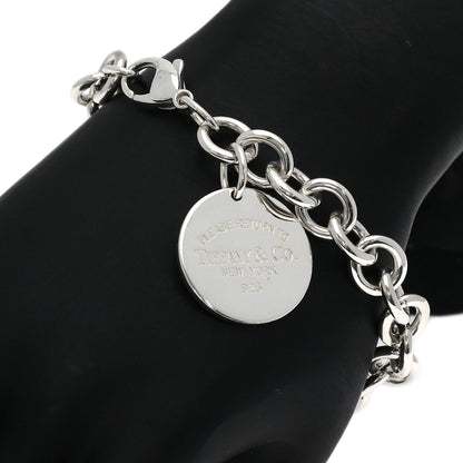 TIFFANY&Co. Return to oval tag Bracelet Silver Ladies [Used]