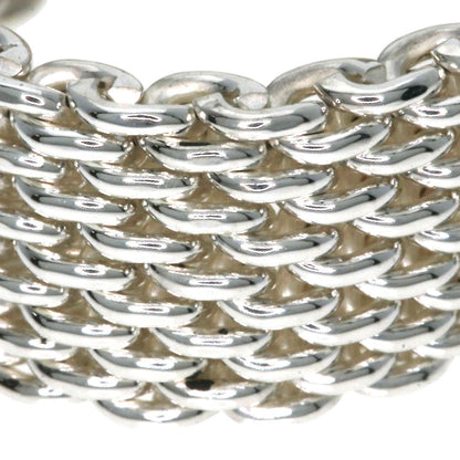 TIFFANY&Co. Somerset mesh Ring Silver Ladies [Used]