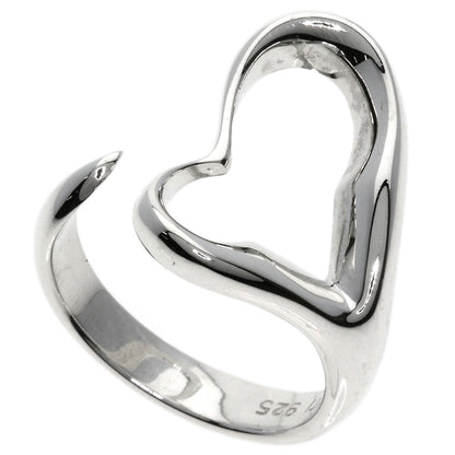 TIFFANY&Co. Open heart Ring Silver Ladies [Used]