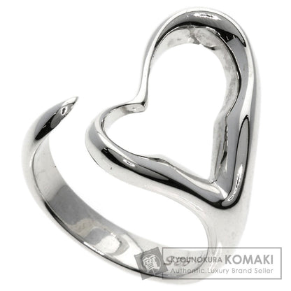 TIFFANY&Co. Open heart Ring Silver Ladies [Used]