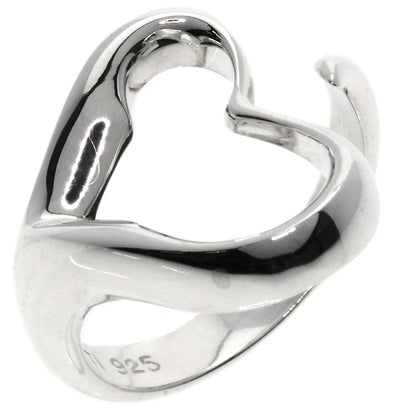 TIFFANY&Co. Open heart Ring Silver Ladies [Used]