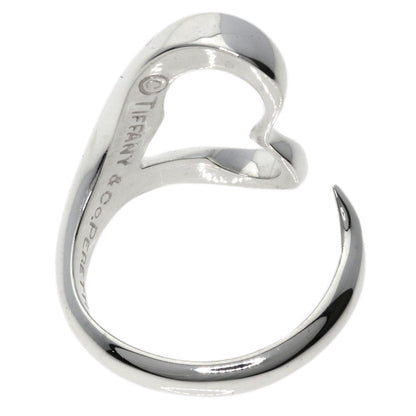 TIFFANY&Co. Open heart Ring Silver Ladies [Used]