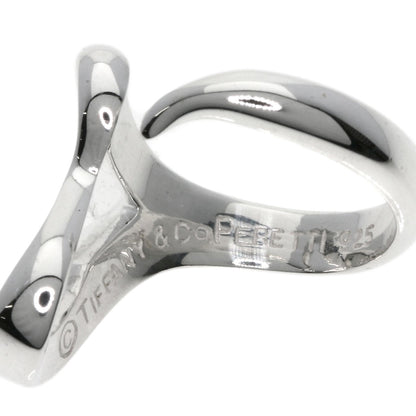 TIFFANY&Co. Open heart Ring Silver Ladies [Used]