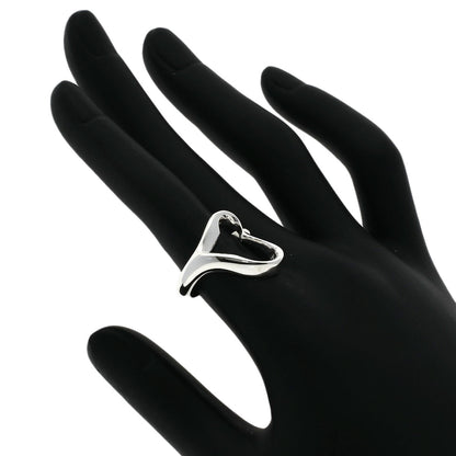 TIFFANY&Co. Open heart Ring Silver Ladies [Used]