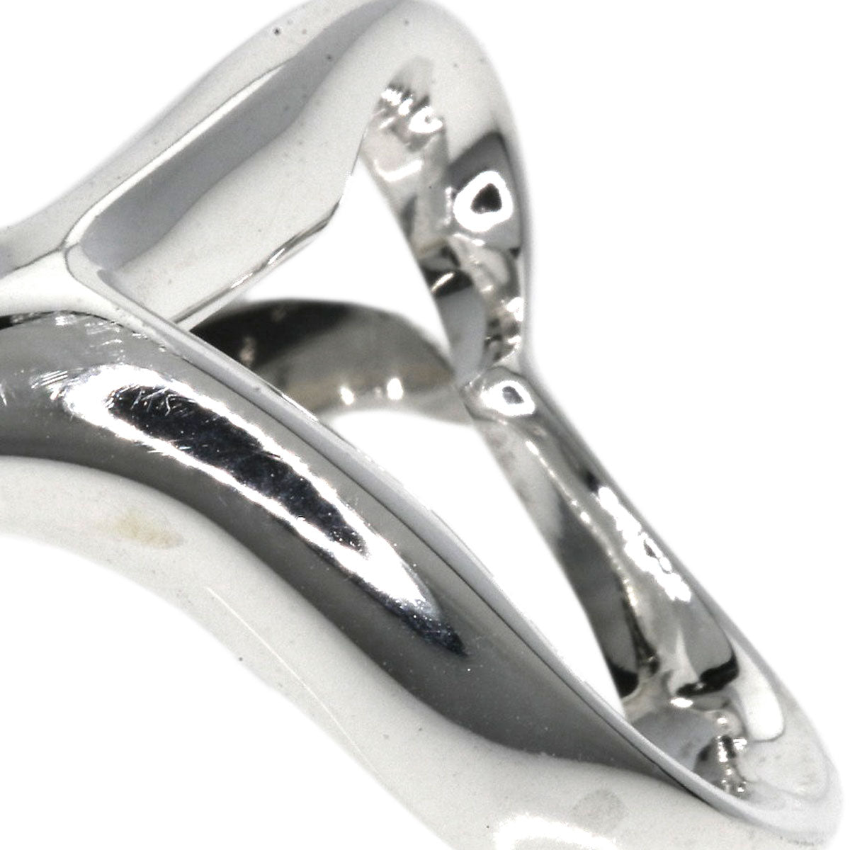 TIFFANY&Co. Open heart Ring Silver Ladies [Used]