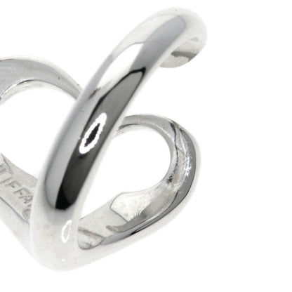 TIFFANY&Co. Open heart Ring Silver Ladies [Used]