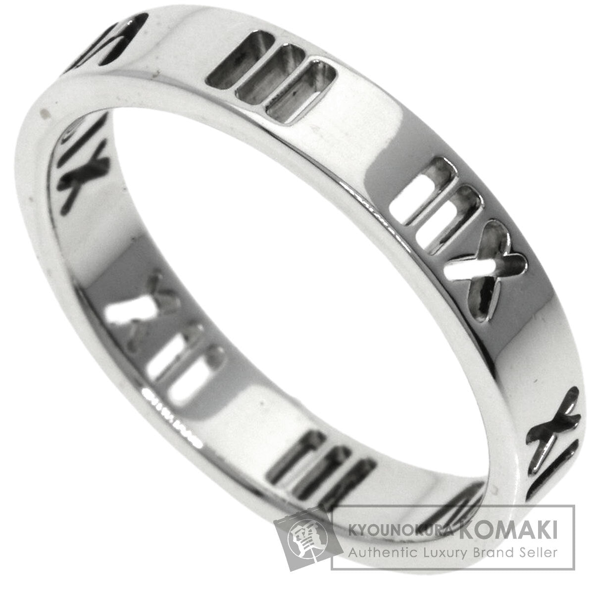 TIFFANY&Co.   Atlas Narrow Ring  Silver Ladies [Used]