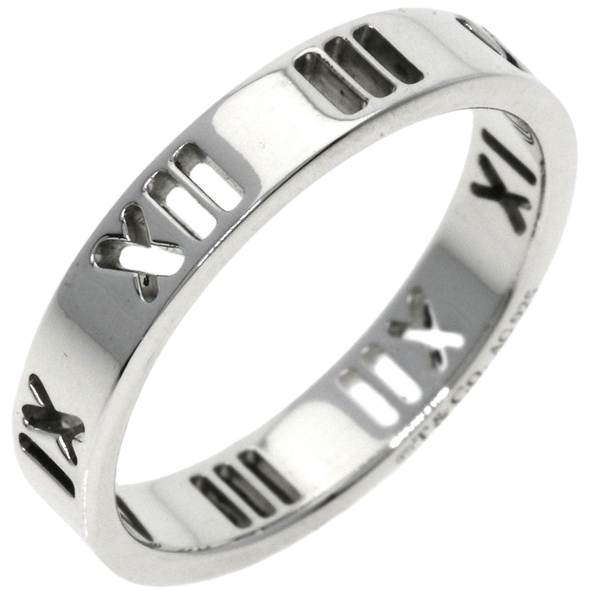 TIFFANY&Co.   Atlas Narrow Ring  Silver Ladies [Used]