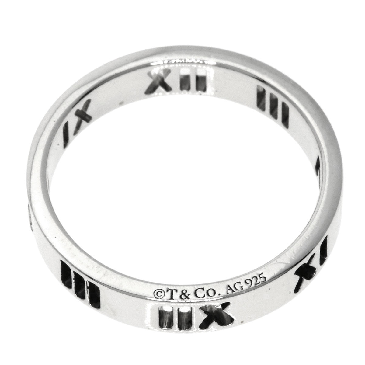 TIFFANY&Co.   Atlas Narrow Ring  Silver Ladies [Used]