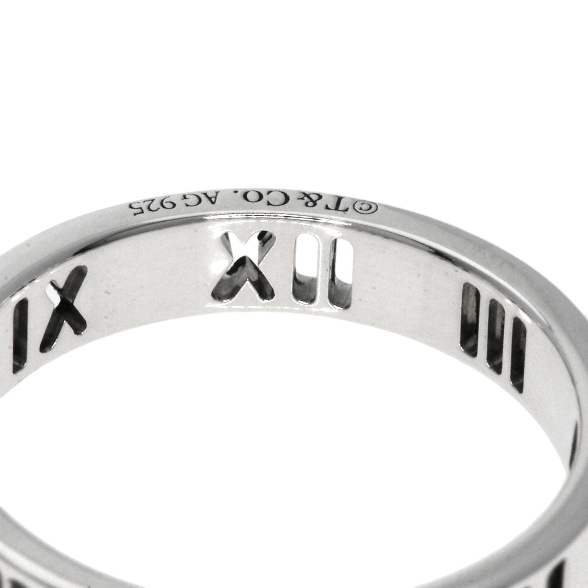 TIFFANY&Co.   Atlas Narrow Ring  Silver Ladies [Used]
