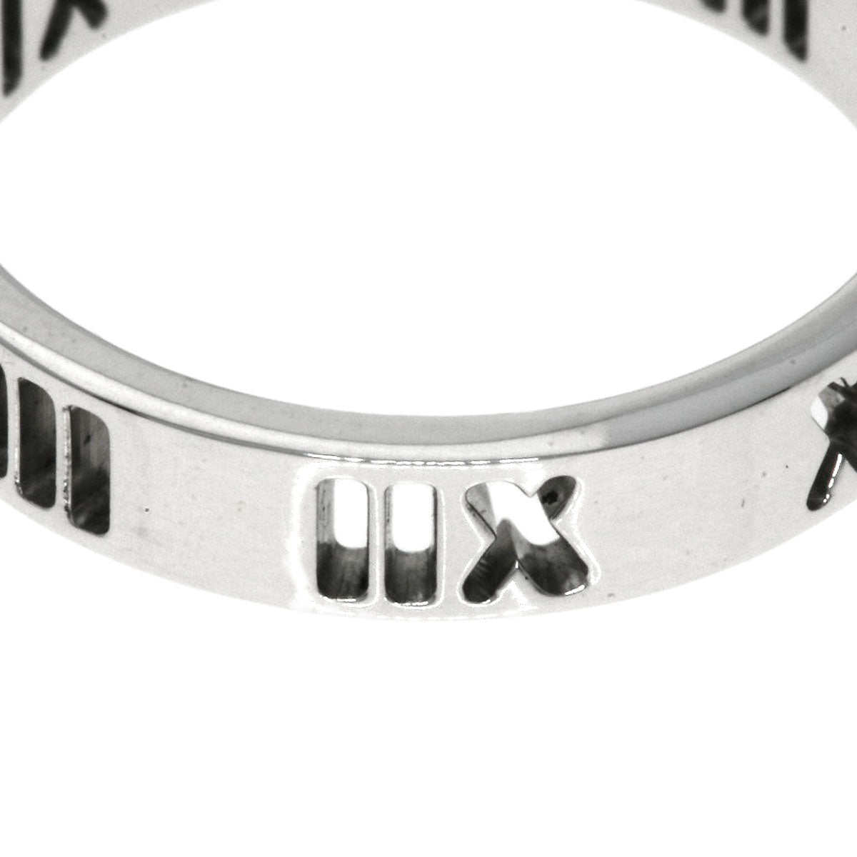 TIFFANY&Co.   Atlas Narrow Ring  Silver Ladies [Used]