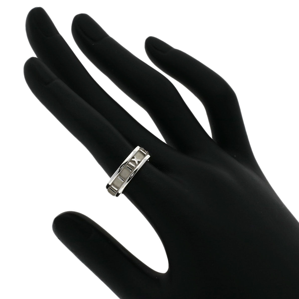 TIFFANY&Co. Atlas Ring Silver Ladies [Used]