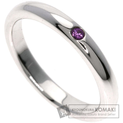 TIFFANY&Co. Stacking band Ruby Ring Silver Ladies [Used]