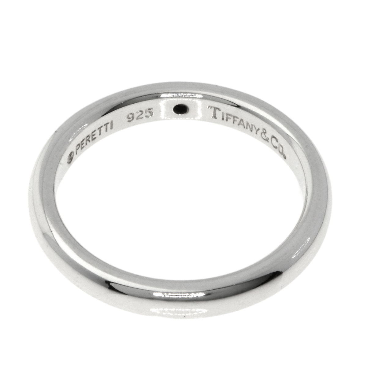TIFFANY&Co. Stacking band Ruby Ring Silver Ladies [Used]