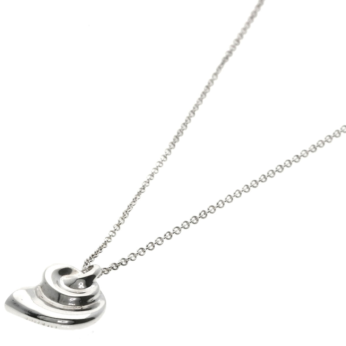 TIFFANY&Co. Elsa Peretti Shell motif Necklace Silver Ladies [Used]