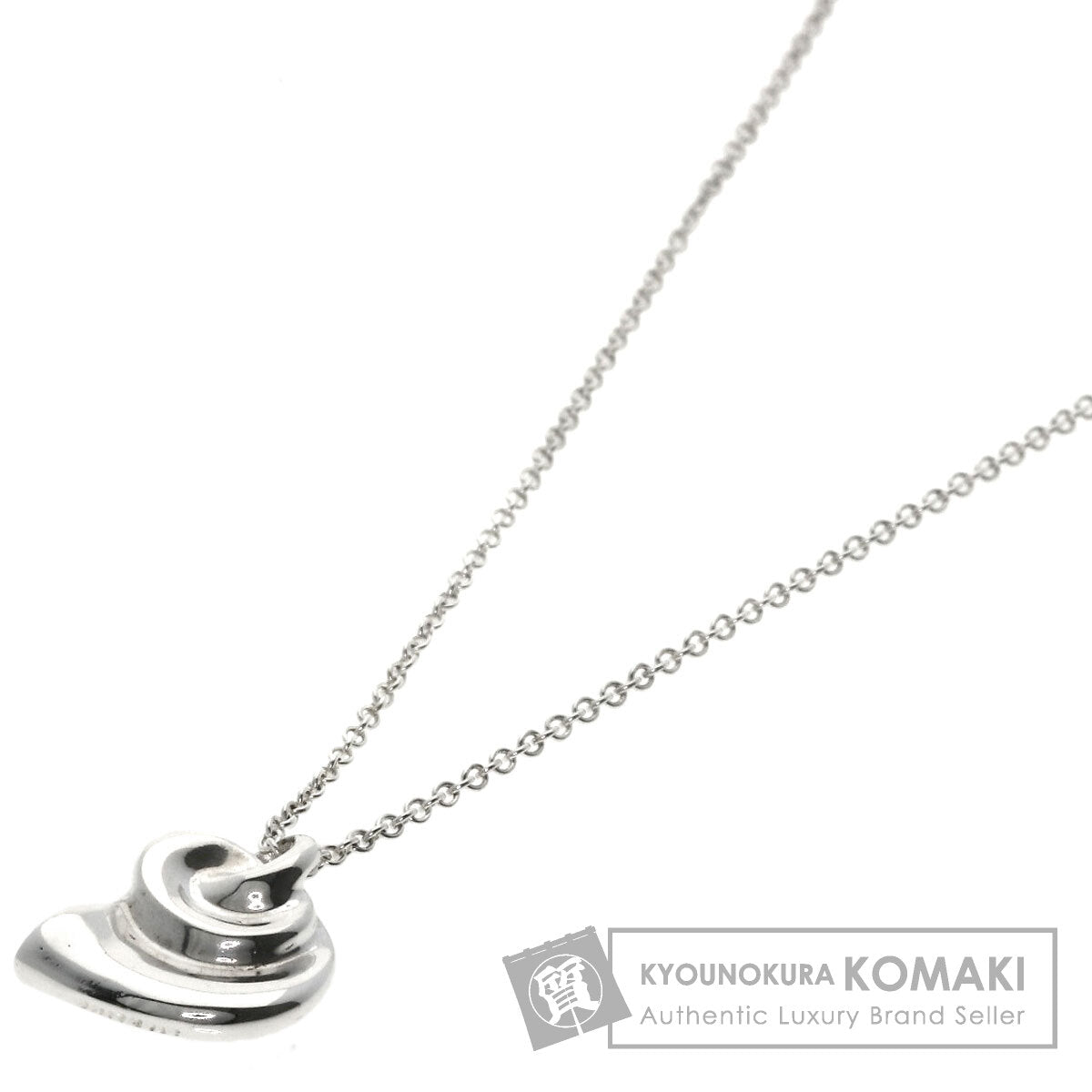 TIFFANY&Co. Elsa Peretti Shell motif Necklace Silver Ladies [Used]