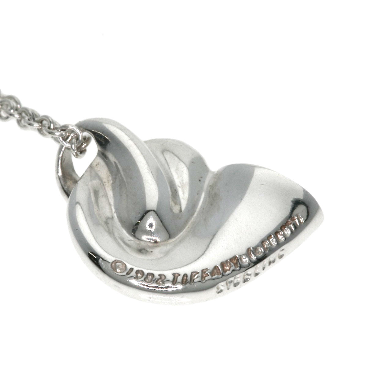 TIFFANY&Co. Elsa Peretti Shell motif Necklace Silver Ladies [Used]