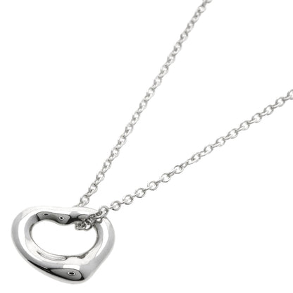 TIFFANY&Co.   Open Heart Mini Necklace  Silver Ladies [Used]