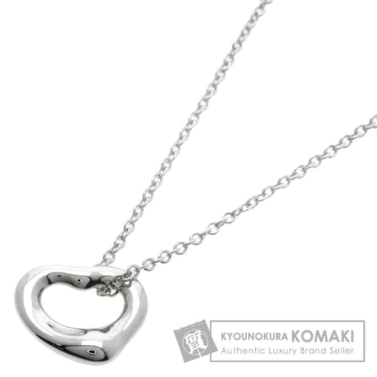 TIFFANY&Co.   Open Heart Mini Necklace  Silver Ladies [Used]