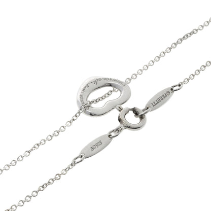 TIFFANY&Co.   Open Heart Mini Necklace  Silver Ladies [Used]
