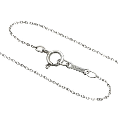 TIFFANY&Co. Full heart Necklace Silver Ladies [Used]