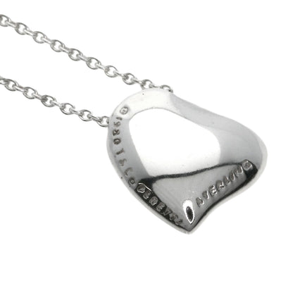 TIFFANY&Co. Full heart Necklace Silver Ladies [Used]