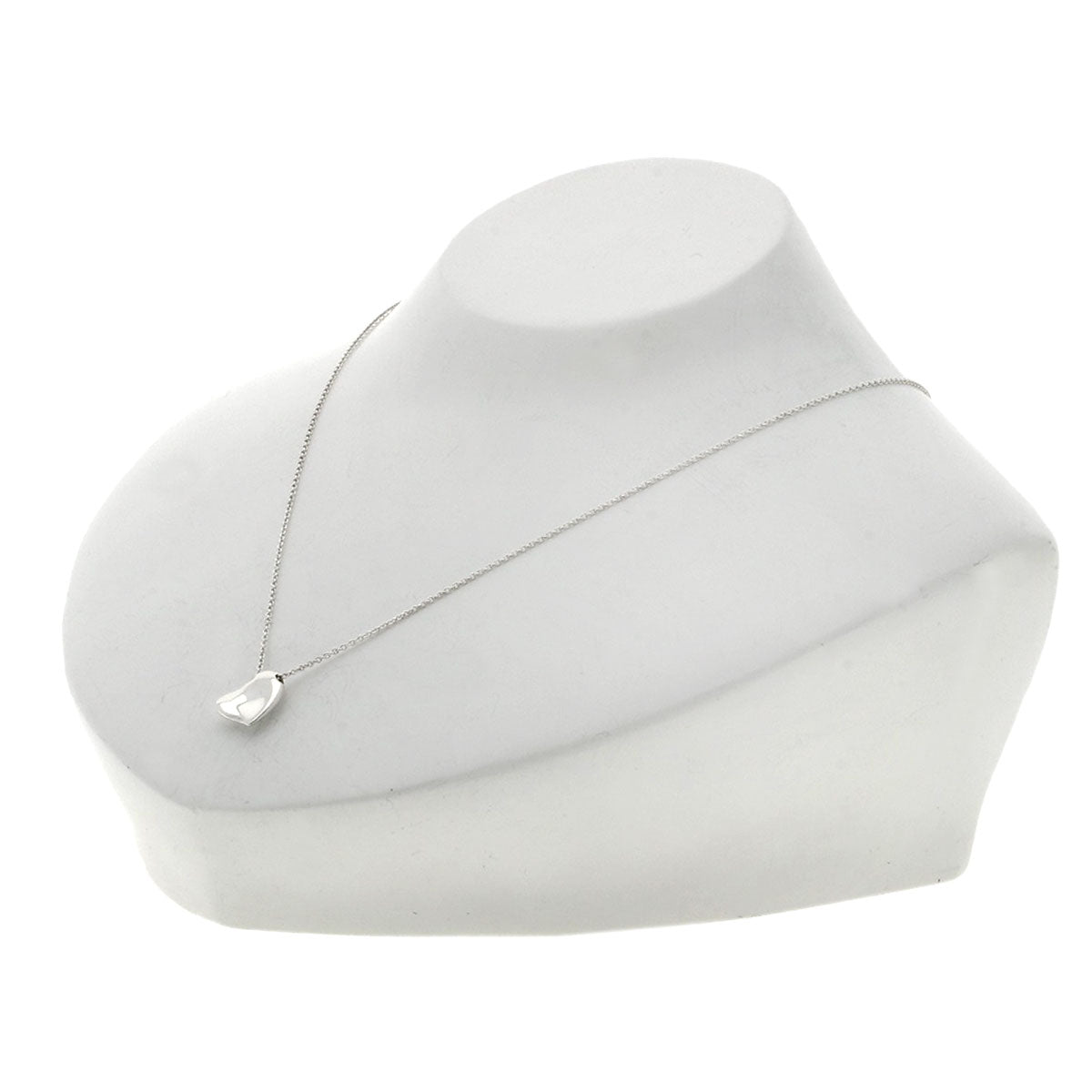 TIFFANY&Co. Full heart Necklace Silver Ladies [Used]