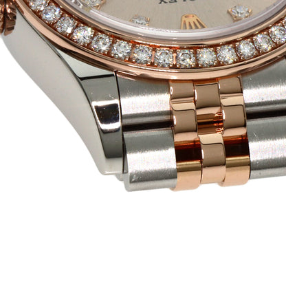 ROLEX Datejust 9P Star Diamond IX Diamond Watches 279381RBR Stainless Steel/SSxK18PG Ladies