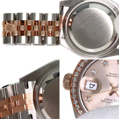 ROLEX Datejust 9P Star Diamond IX Diamond Watches 279381RBR Stainless Steel/SSxK18PG Ladies