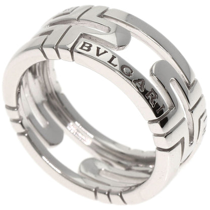 BVLGARI   Parentesi Openwork #51 Ring  K18 White Gold Ladies [Used]