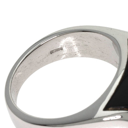 BVLGARI Tronchetto Onyx Ring K18 White Gold Ladies [Used]