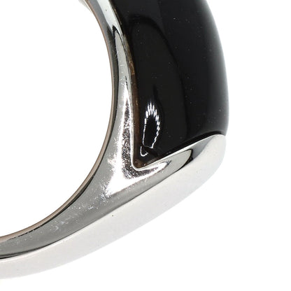 BVLGARI Tronchetto Onyx Ring K18 White Gold Ladies [Used]