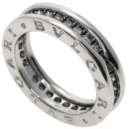 BVLGARI   B.zero1 1 band full eternity Diamond #48 Ring  K18 White Gold Ladies [Used]