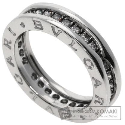BVLGARI   B.zero1 1 band full eternity Diamond #48 Ring  K18 White Gold Ladies [Used]