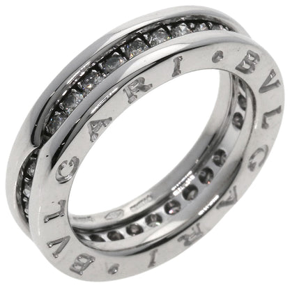 BVLGARI   B.zero1 1 band full eternity Diamond #48 Ring  K18 White Gold Ladies [Used]