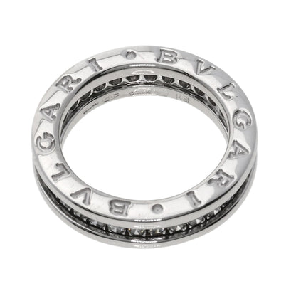 BVLGARI   B.zero1 1 band full eternity Diamond #48 Ring  K18 White Gold Ladies [Used]