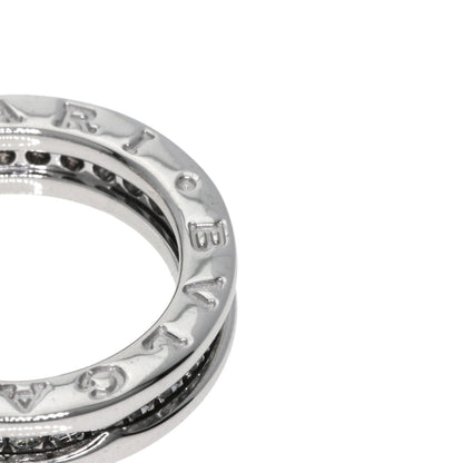 BVLGARI   B.zero1 1 band full eternity Diamond #48 Ring  K18 White Gold Ladies [Used]