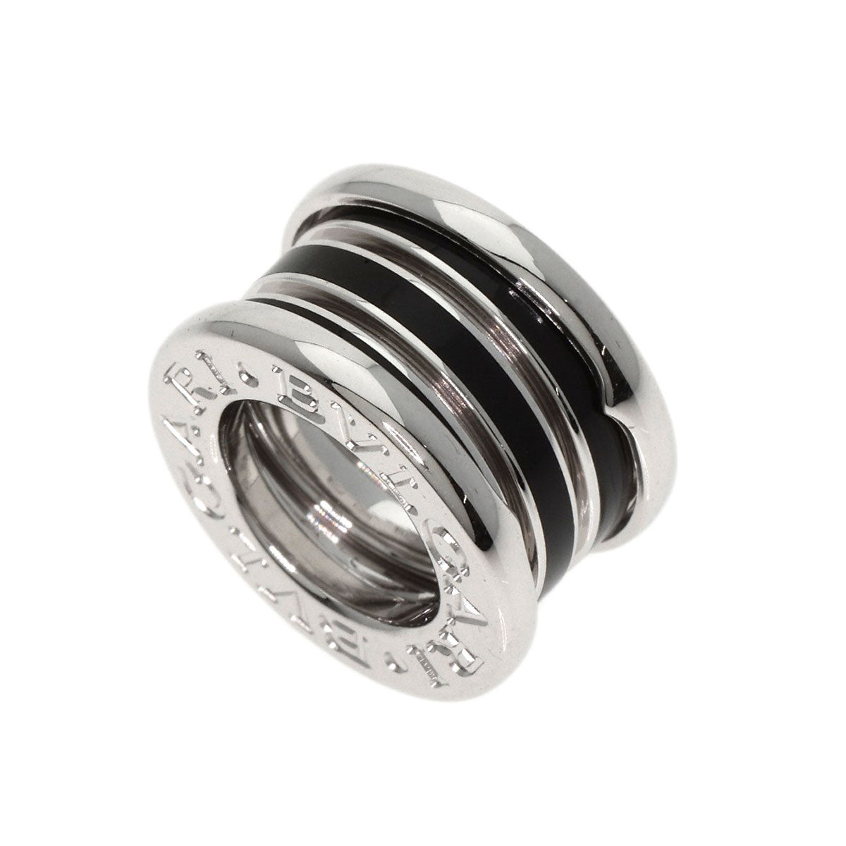 BVLGARI   B.zero1 Black lacquer Pendant top  K18 White Gold Ladies [Used]