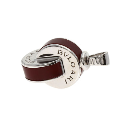 BVLGARI Omnia Agate Pendant top K18 White Gold Ladies [Used]
