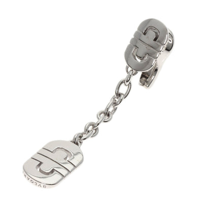 BVLGARI Parentesi Chain Drop One Side Only Earring K18 White Gold Ladies [Used]