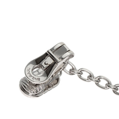 BVLGARI Parentesi Chain Drop One Side Only Earring K18 White Gold Ladies [Used]