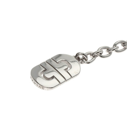 BVLGARI Parentesi Chain Drop One Side Only Earring K18 White Gold Ladies [Used]