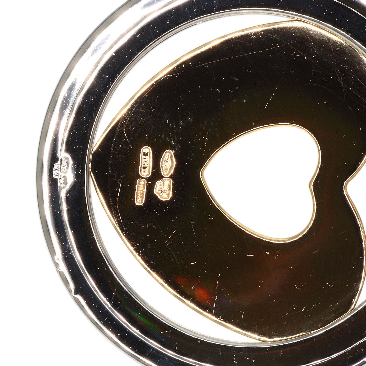 BVLGARI Tond Heart Pendant top K18 Yellow Gold Stainless SteelLadies [Used]