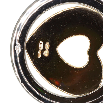 BVLGARI Tond Heart Pendant top K18 Yellow Gold Stainless SteelLadies [Used]