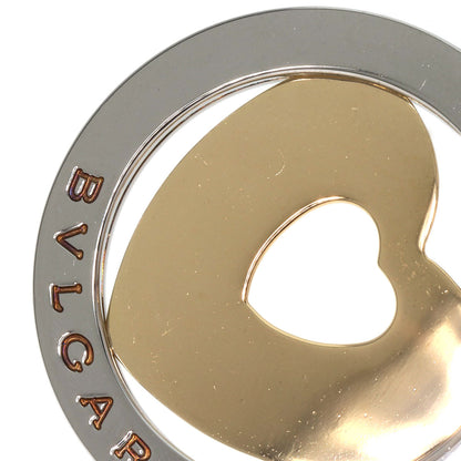 BVLGARI Tond Heart Pendant top K18 Yellow Gold Stainless SteelLadies [Used]
