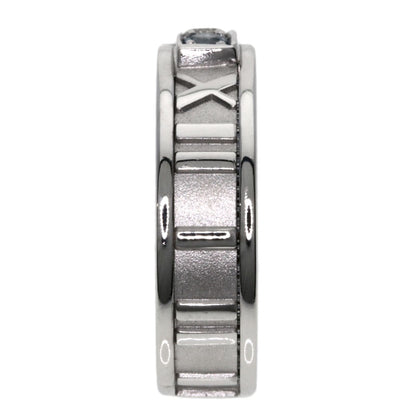 TIFFANY&Co.   Atlas Aquamarine Diamond Ring  K18 White Gold Ladies [Used]