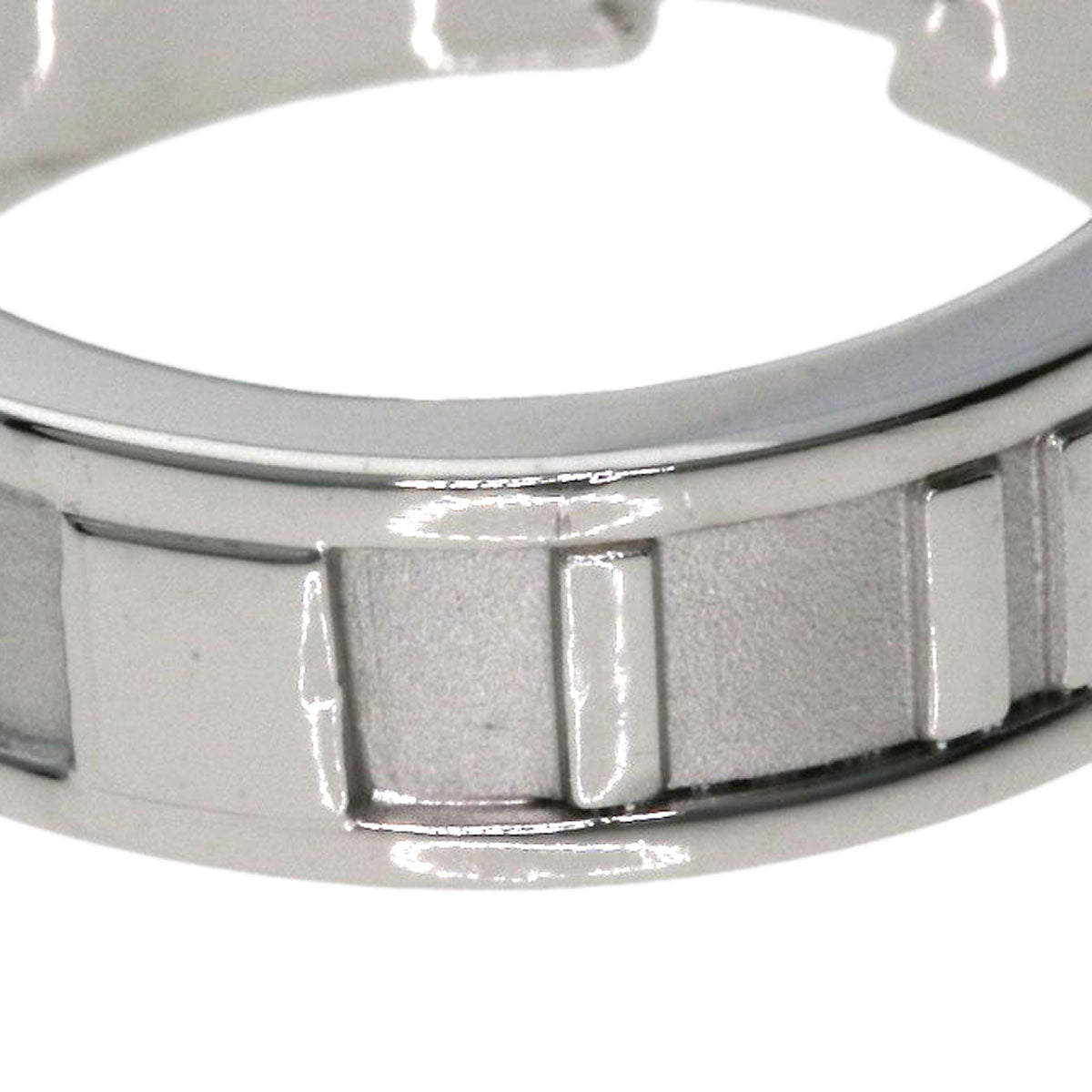 TIFFANY&Co.   Atlas Aquamarine Diamond Ring  K18 White Gold Ladies [Used]
