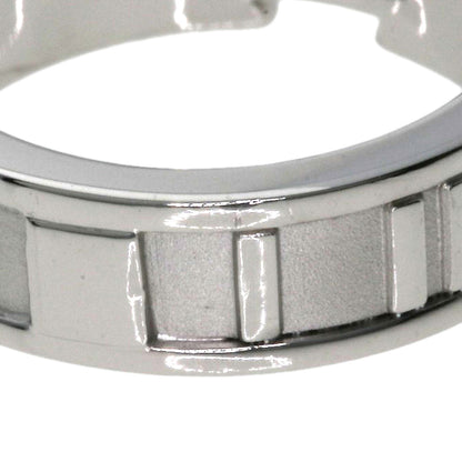 TIFFANY&Co.   Atlas Aquamarine Diamond Ring  K18 White Gold Ladies [Used]