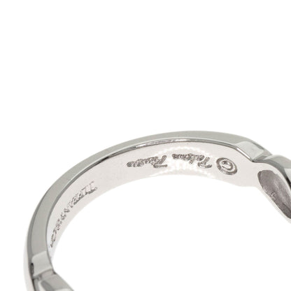 TIFFANY&Co. Double Loving Heart Diamond Ring K18 White Gold Ladies [Used]