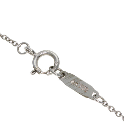 TIFFANY&Co. Tags Tsavorite Necklace K18 White Gold Ladies [Used]